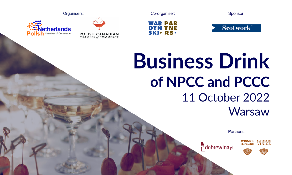 Business Drink of Polish- Canadian and Netherlands – Polish Chamber of Commerce